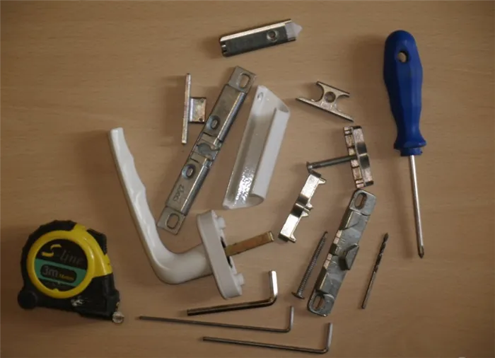 Как снять ручку с инструмента для пластиковых окон