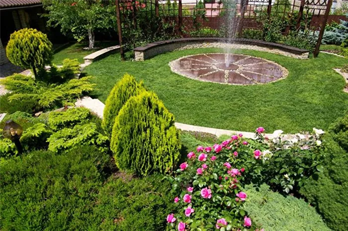 Классический стиль - ландшафтный дизайн сада