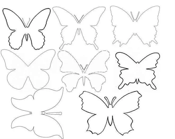 Бабочка 3D бумага для рукоделия