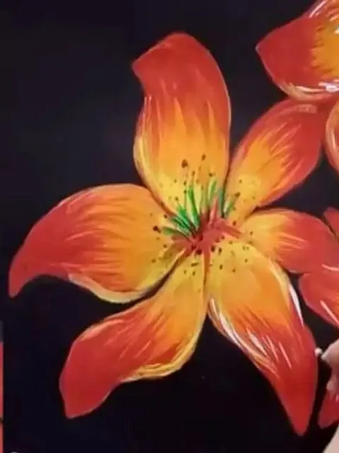 Цветы гуашью
