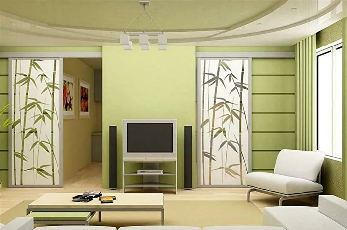 Дизайн плоской гостиной - проходная гостиная