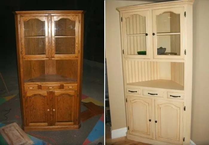 Если качественная деревянная мебель теряет свой привлекательный вид, ее можно облагородить с помощью краски или лака. Фото: postroika.biz.
