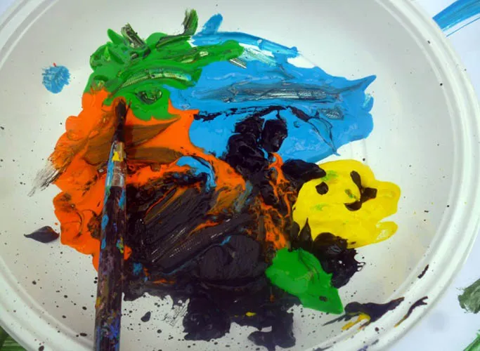 Как получить черный цвет из краски, пластилина, гуаши, карандаша и акварели