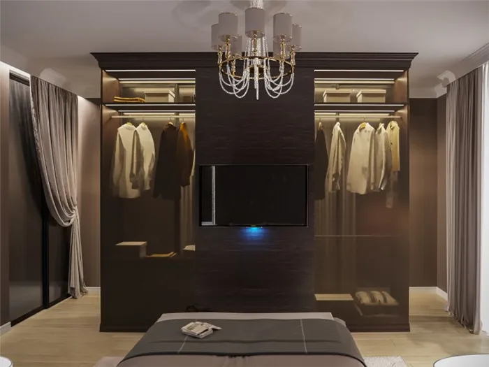 Дизайн небольших гардеробных комнат