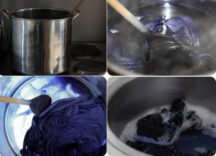 Как окрасить ткань в разные цвета