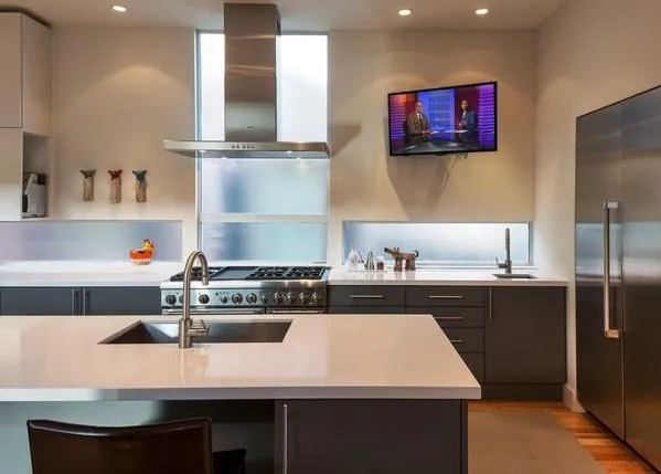 Кухня Высота телевизора
