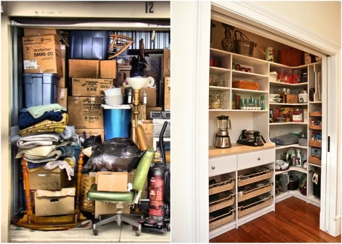 Чтобы рационально использовать любое пространство, нужно сначала навести порядок в шкафах и гардеробах| Фото: 4Living.ru.