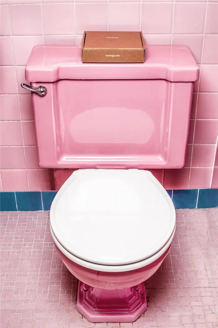 Туалет с наклонным или прямым смывом