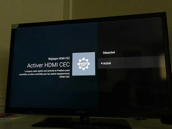 Активация HDMI CEC