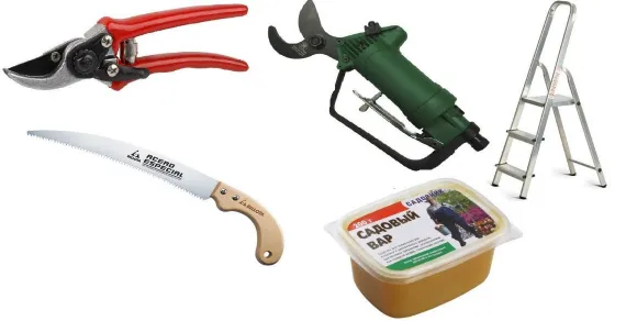 Инструменты, используемые для обрезки