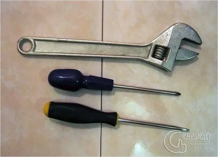 Инструменты для ремонта смесителей