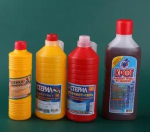 Химикаты, используемые для очистки труб