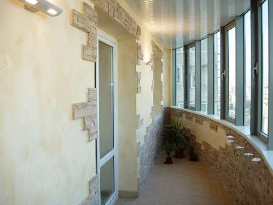 Декоративный камень для облицовки балконов