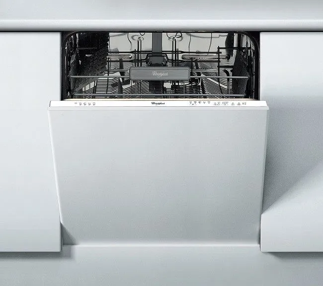 Узкая конструкция - посудомоечные машины Whirlpool ADG предупреждают о завершении задачи с помощью вида на пол.