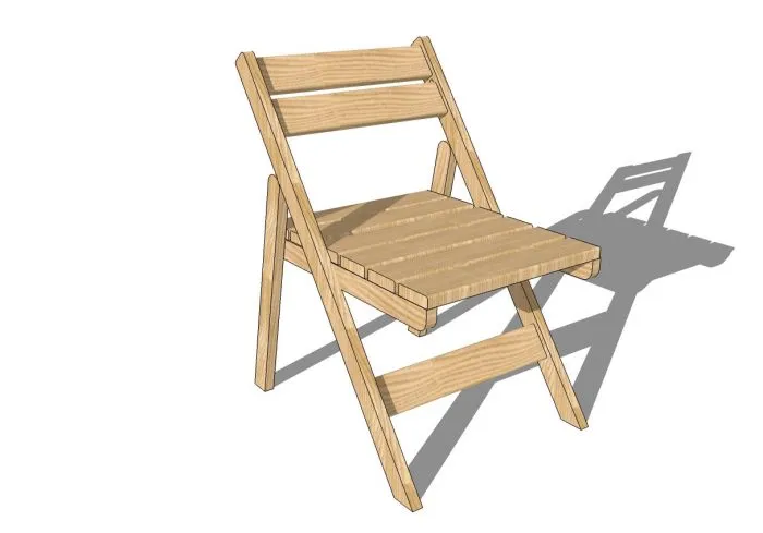 Как сделать складной стул