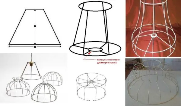 Как сделать абажур для лампы в домашних условиях