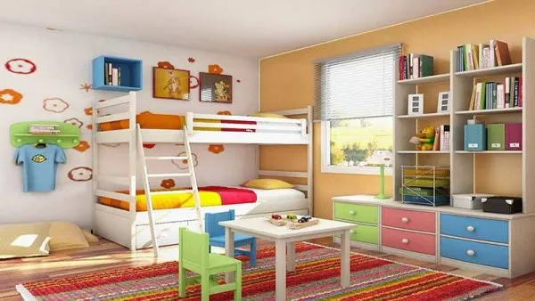 В детских комнатах также уместны два типа оформления интерьера