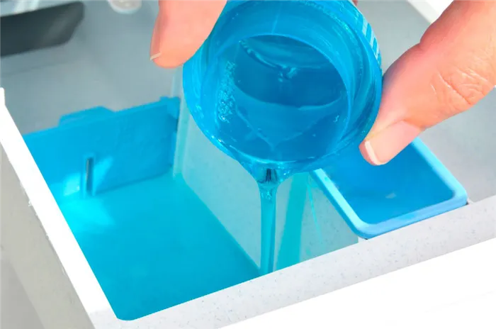 Жидкое моющее средство в стиральной машине