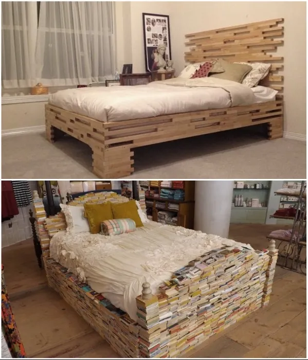 Оригинальные кровати также могут быть изготовлены вручную. Фото: krrot.net/ sdelajrukami.ru.