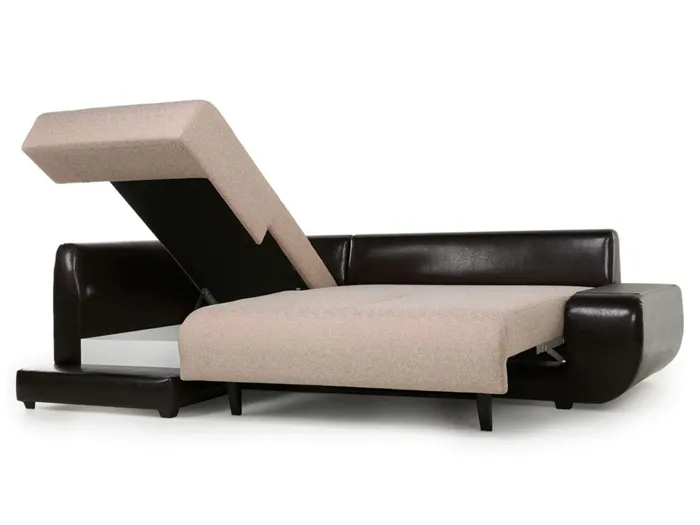 Открытый угловой диван с механизмом раскладывания PUMA