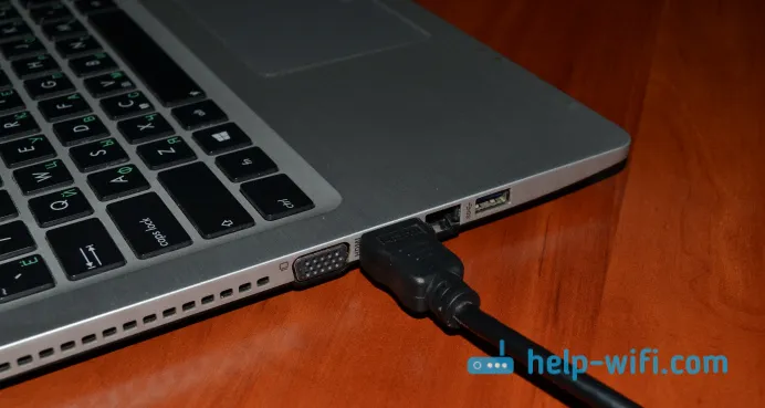 Подключение HDMI к ноутбуку