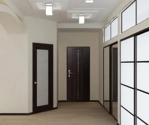 Обустройство коридора в 1-комнатной квартире площадью 18 кв.м.