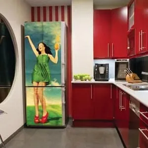 Обновление холодильника снаружи - как изменить цвет