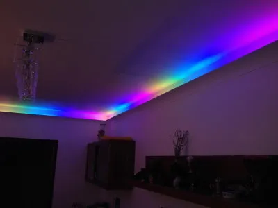 Использование светодиодных лент RGB для освещения крыши