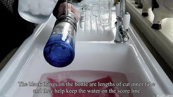 Как разрезать стеклянные бутылки в домашних условиях