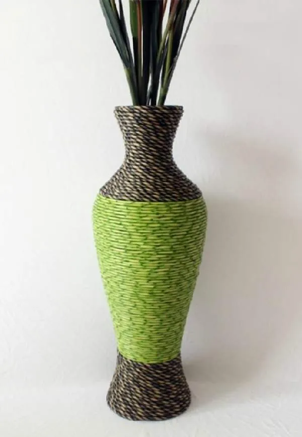 Напольная ваза ручной работы с цветами, фото 37