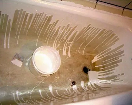 Как сделать инъекцию для восстановления старой эмалированной ванны
