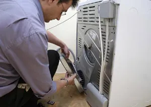 Процесс установки стиральной машины