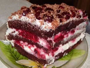 Вкусные кусочки торта
