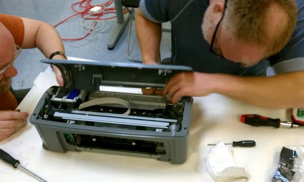 Как установить кассету в принтер Canon PIXMA